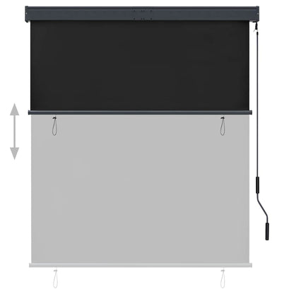 Roller Shade | Anthracite | Polyester with PA Coating | 140x250cm