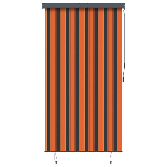 145972 vidaXL Outdoor Roller Blind 140x250 cm Orange and Brown