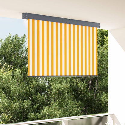 Outdoor Roller Blind 160x250 cm White and Orange