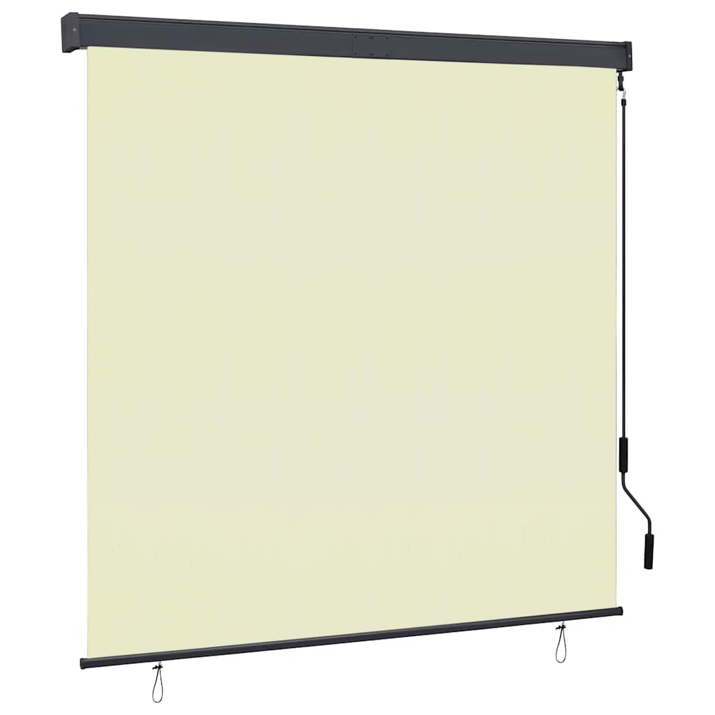 Roller Shade | Cream | Polyester, Aluminium, Steel | 160 x 250 cm