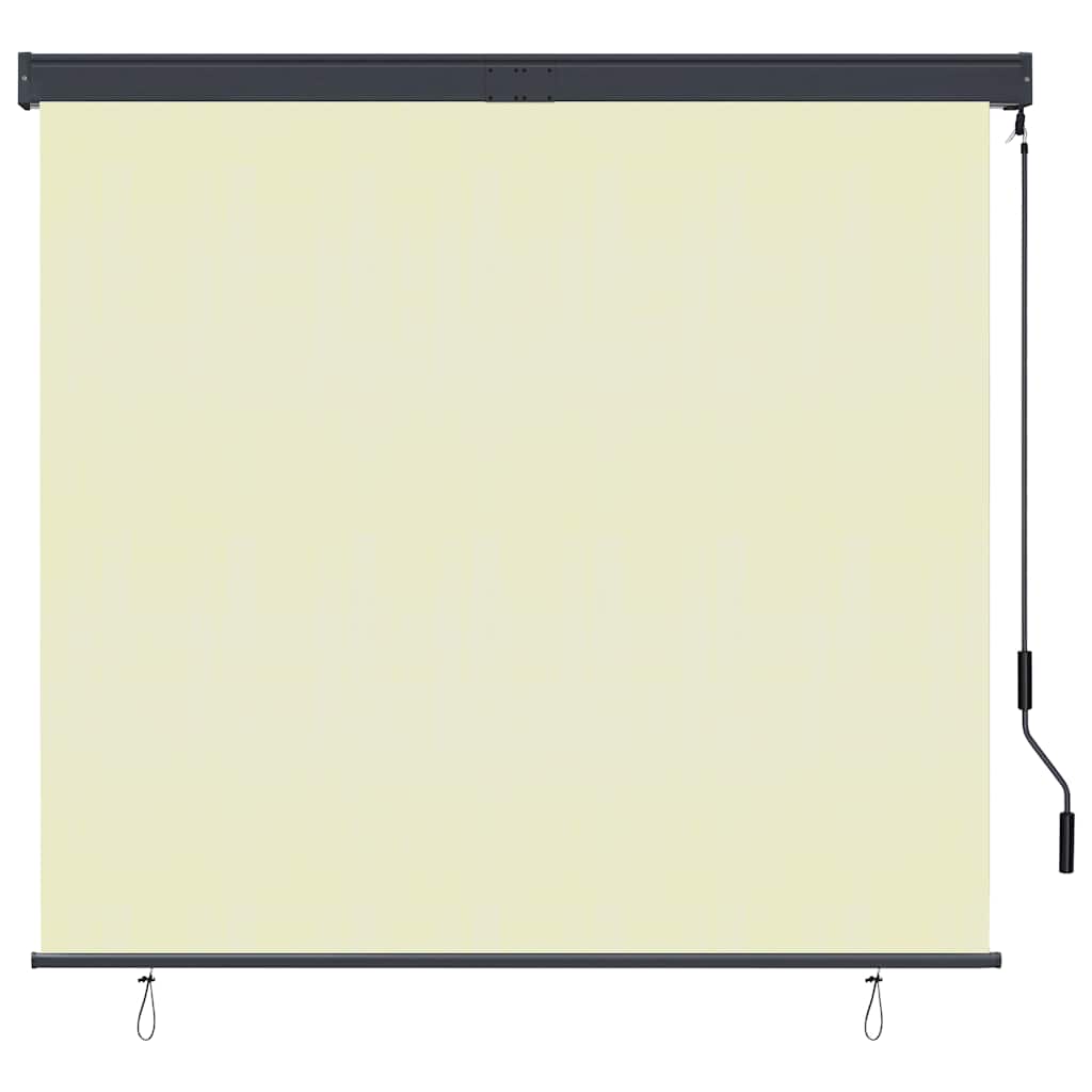 Roller Shade | Cream | Polyester, Aluminium, Steel | 160 x 250 cm