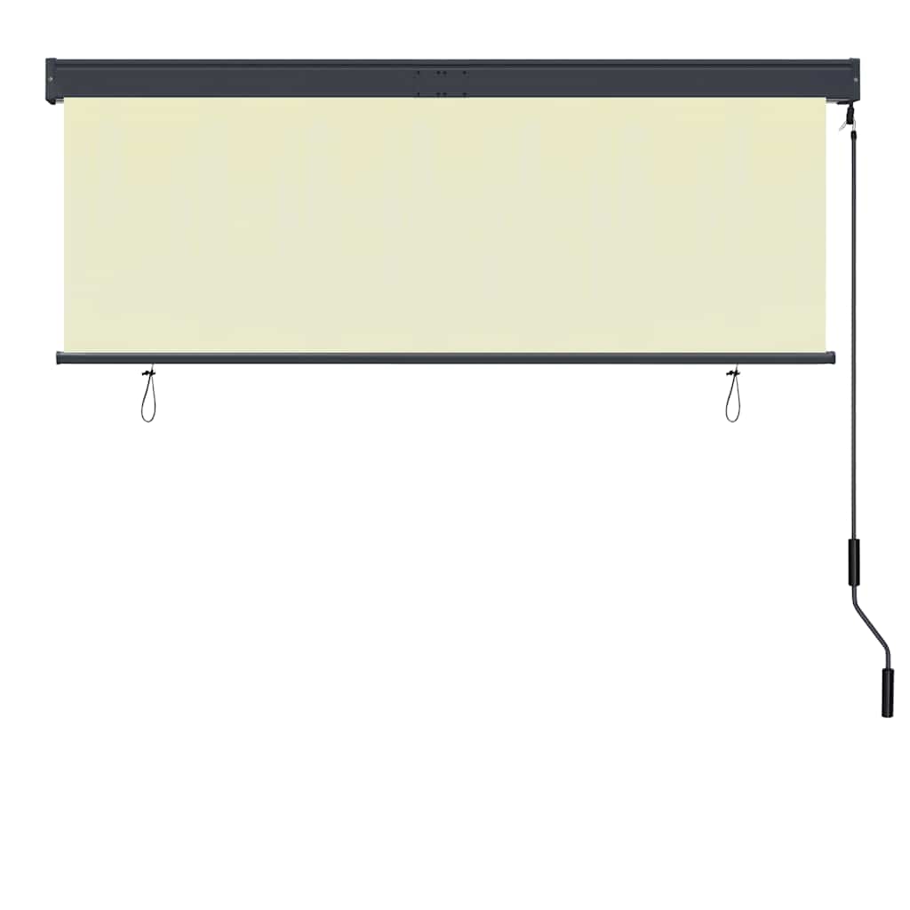 Roller Shade | Cream | Polyester, Aluminium, Steel | 160 x 250 cm