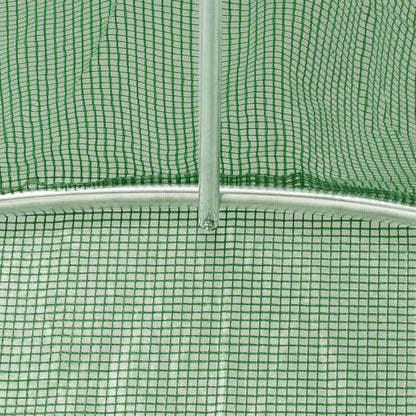 Greenhouse | Green | 140 g/m² PE mesh fabric, galvanised steel | 45 m²