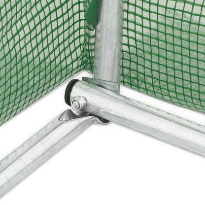 Greenhouse | Green | 140 g/m² PE mesh fabric, galvanised steel | 45 m²