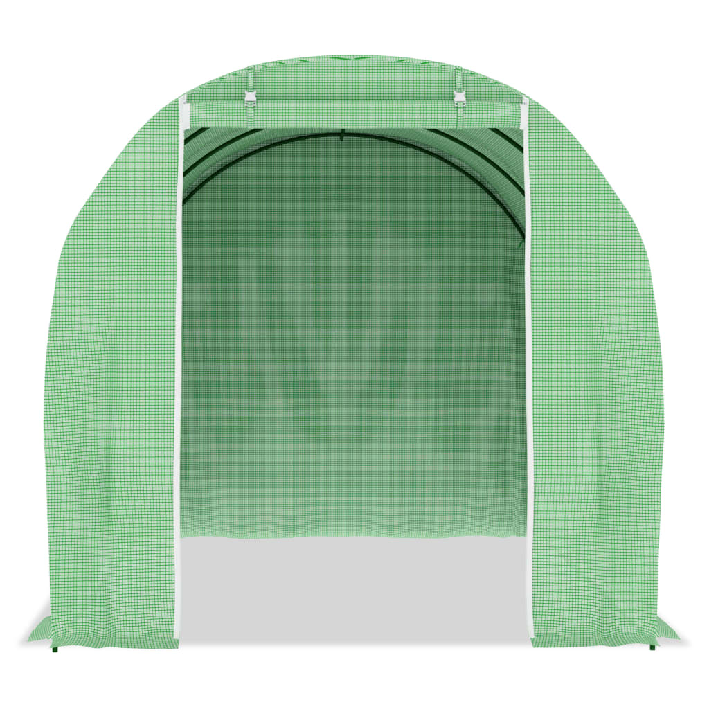 Greenhouse | Green | Polyethylene mesh fabric, Galvanised steel | 6.86 m²