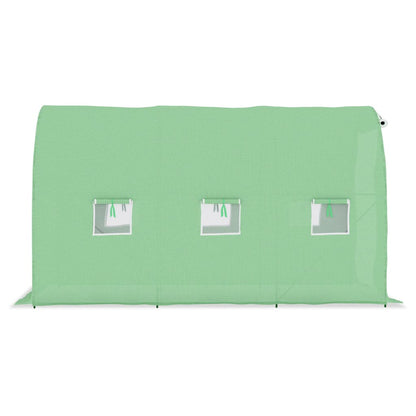 Greenhouse | Green | Polyethylene mesh fabric, Galvanised steel | 6.86 m²