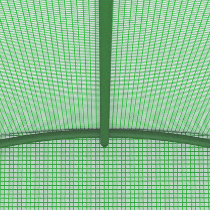 Greenhouse | Green | Polyethylene mesh fabric, Galvanised steel | 6.86 m²
