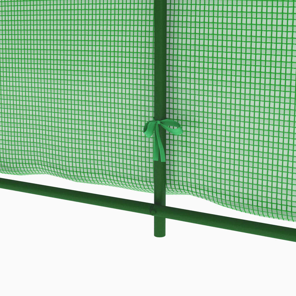Greenhouse | Green | Polyethylene mesh fabric, Galvanised steel | 6.86 m²