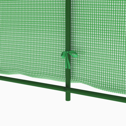 Greenhouse | Green | Polyethylene mesh fabric, Galvanised steel | 6.86 m²