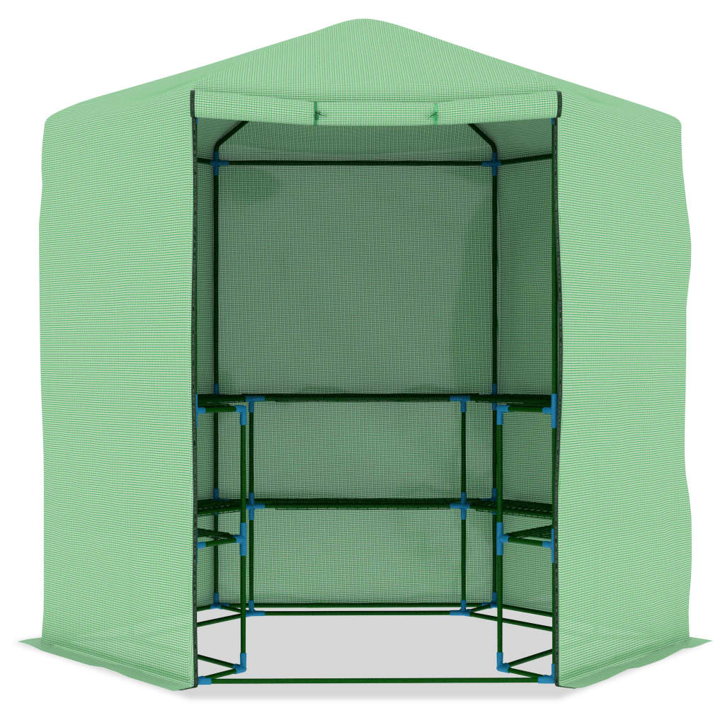 Greenhouse | Green | PE mesh fabric, powder-coated steel | 227x223 cm