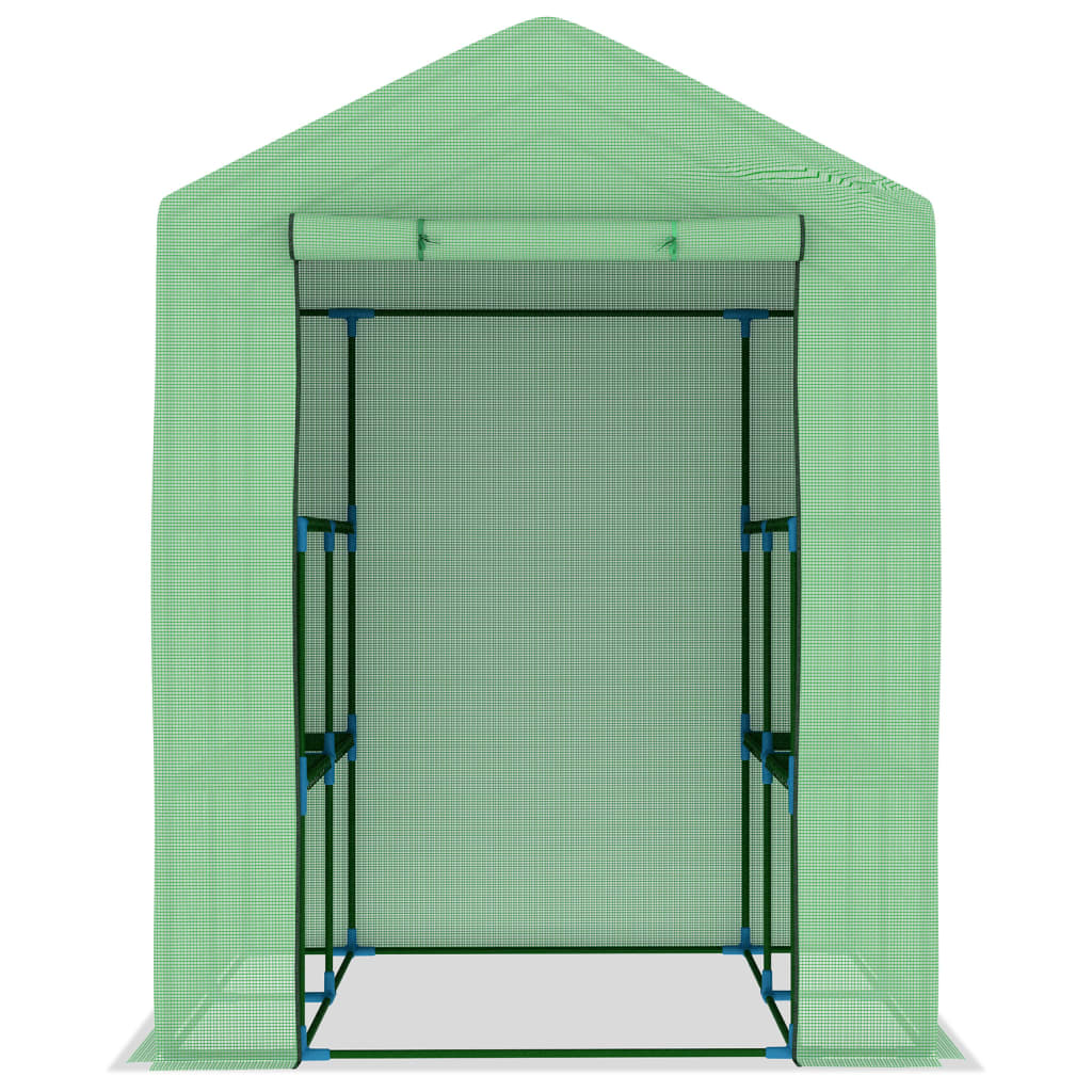 Greenhouse | Green | Polyethylene mesh fabric | Large | Shelving