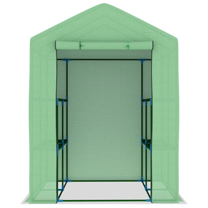 Greenhouse | Green | Polyethylene mesh fabric | Large | Shelving