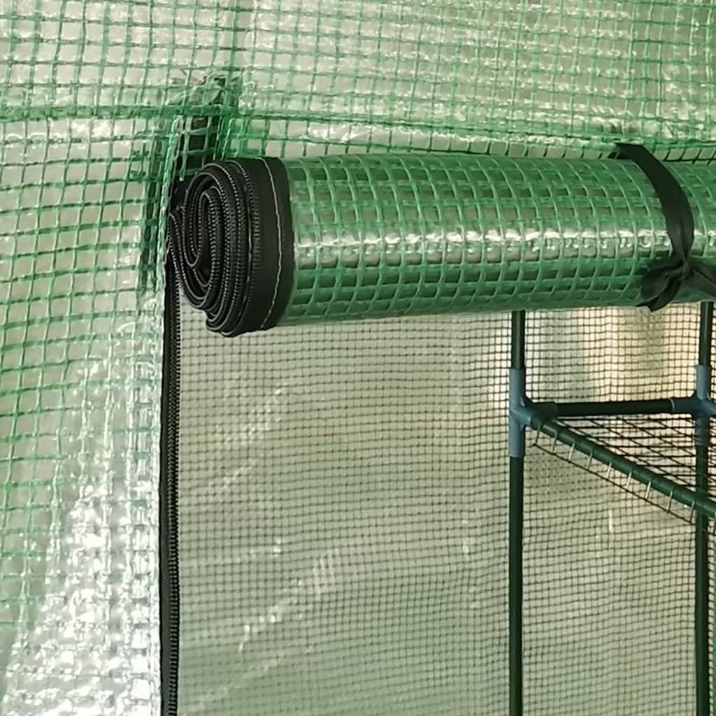 Greenhouse | Green | Polyethylene mesh fabric | Large | Shelving