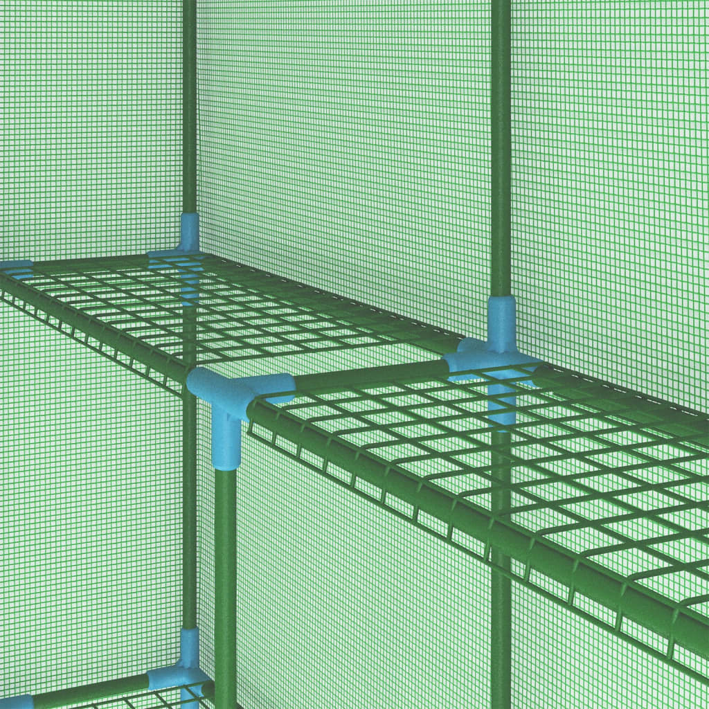 Greenhouse | Green | Polyethylene mesh fabric | Large | Shelving