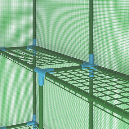 Greenhouse | Green | Polyethylene mesh fabric | Large | Shelving