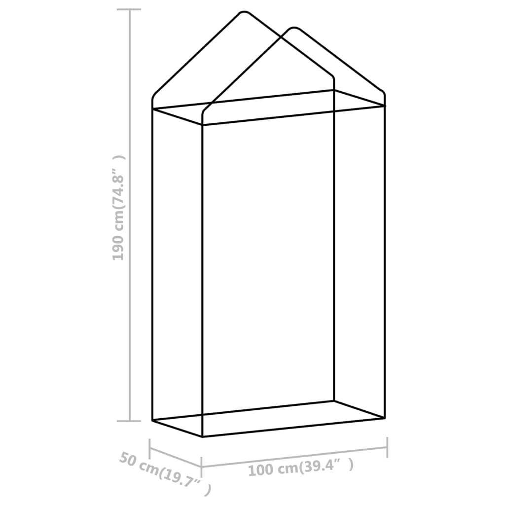 Greenhouse | Green | PE mesh fabric | Small | Durable | Greenhouse