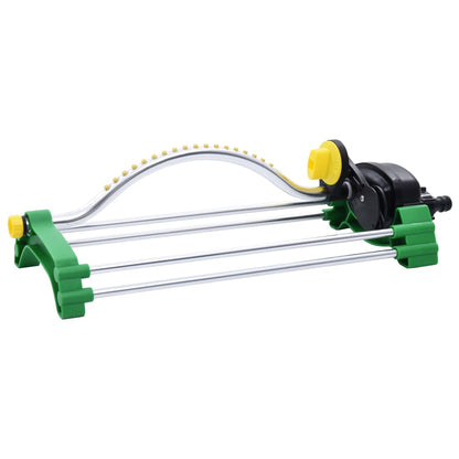 Oscillating Sprinkler | Green, Yellow, Silver | PP, Aluminium