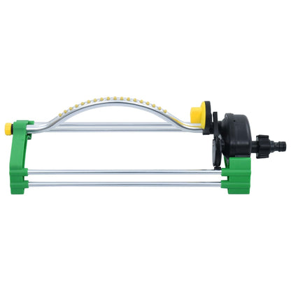 Oscillating Sprinkler | Green, Yellow, Silver | PP, Aluminium