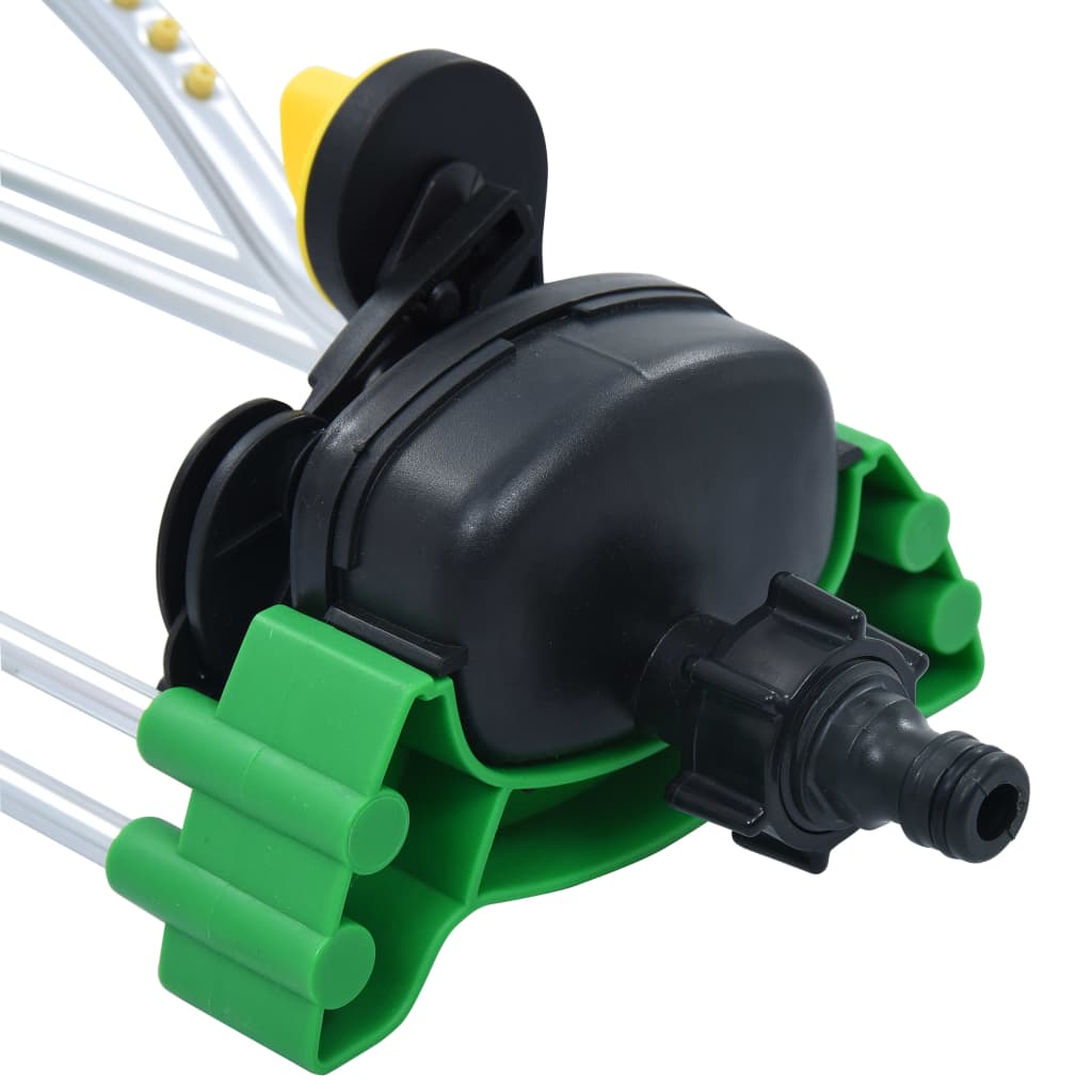 Oscillating Sprinkler | Green, Yellow, Silver | PP, Aluminium