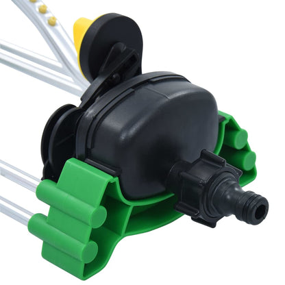 Oscillating Sprinkler | Green, Yellow, Silver | PP, Aluminium