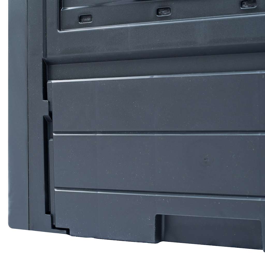 Garden Composters 3 pcs Grey 60x60x73cm 780 L