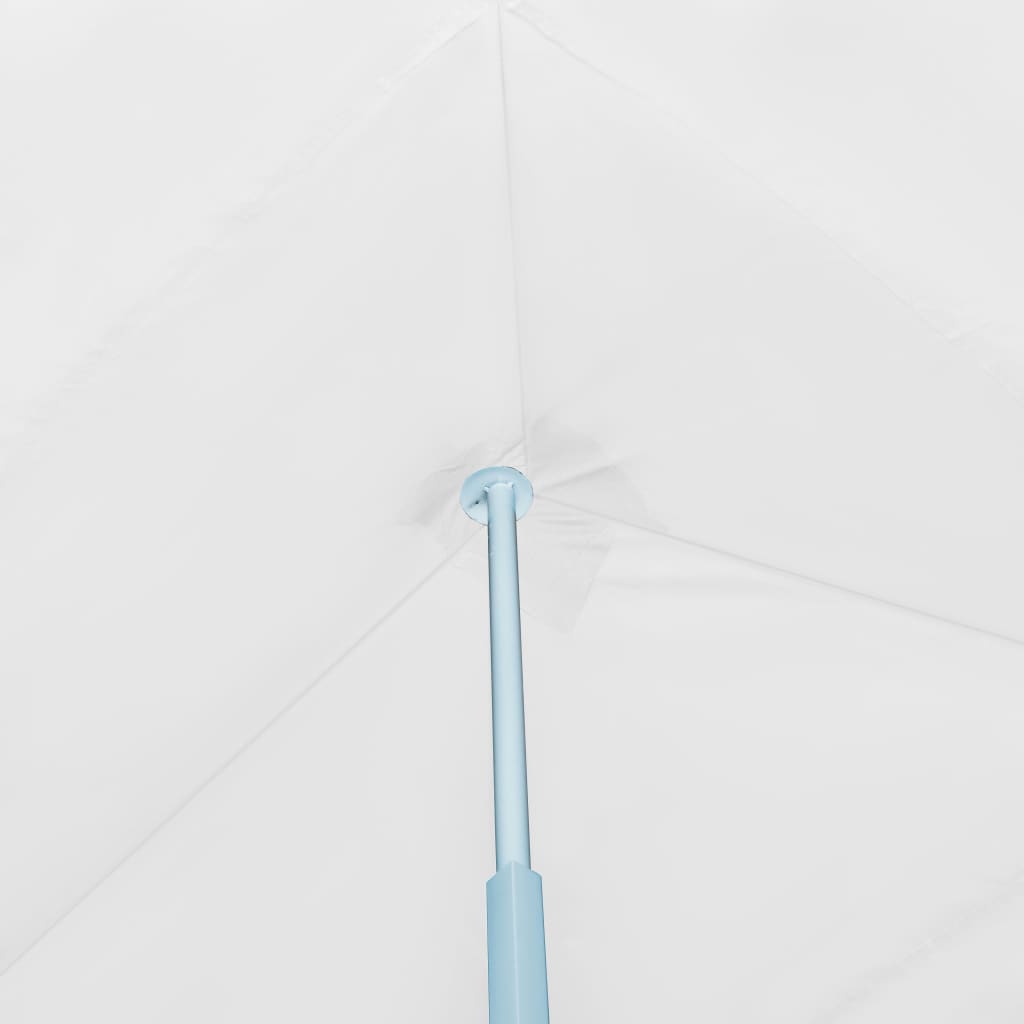 Folding Pop-up Party Tent with 5 Sidewalls 3x9 m White