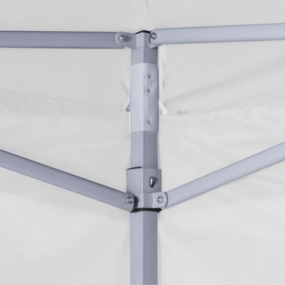 Professional Folding Party Tent with 4 Sidewalls 2x2 m Steel White