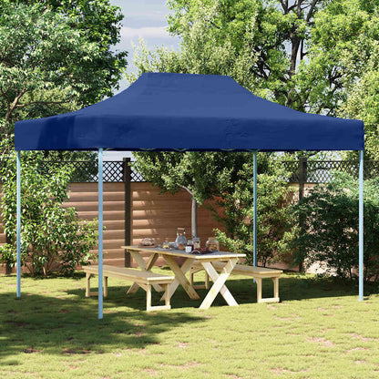 Professional Folding Party Tent 3x4 m Steel Blue
