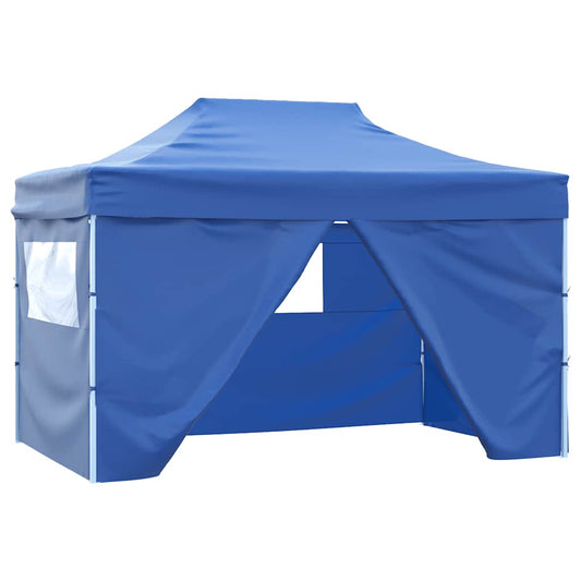 Party Tent | Steel Blue | 600D Oxford fabric with PVC coating | 3x4 m