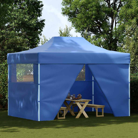 Party Tent | Steel Blue | 600D Oxford fabric with PVC coating | 3x4 m
