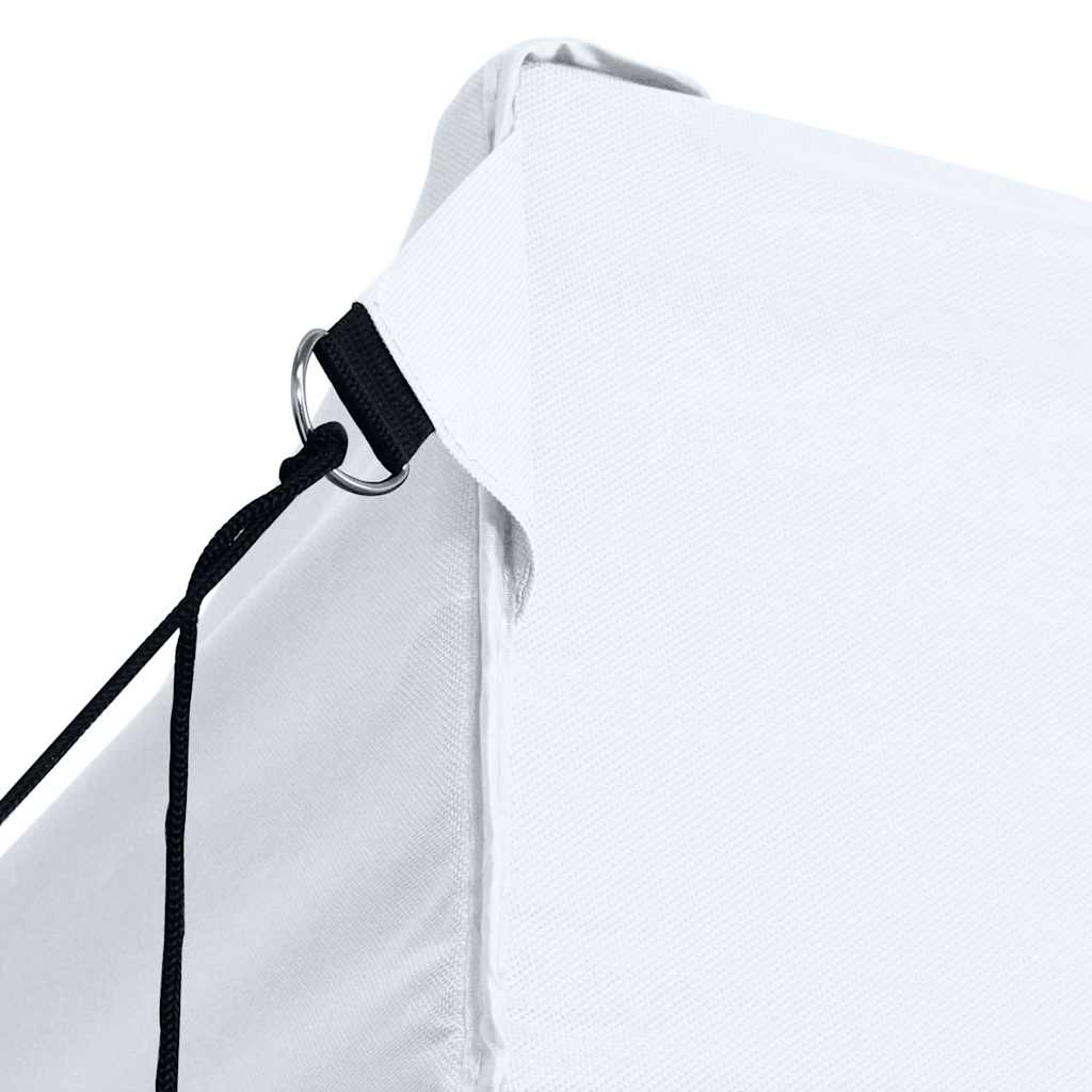 Professional Folding Party Tent with 4 Sidewalls 280x410x315 cm Steel White