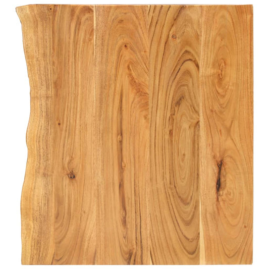 Bathroom Vanity Top Solid Acacia Wood 58x52x3.8 cm