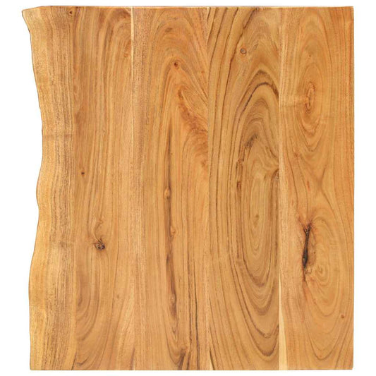 Bathroom Vanity Top Solid Acacia Wood 58x52x3,8 cm