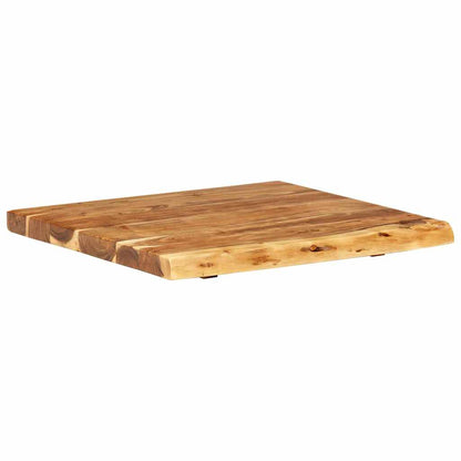 Bathroom Vanity Top Solid Acacia Wood 58x52x3,8 cm