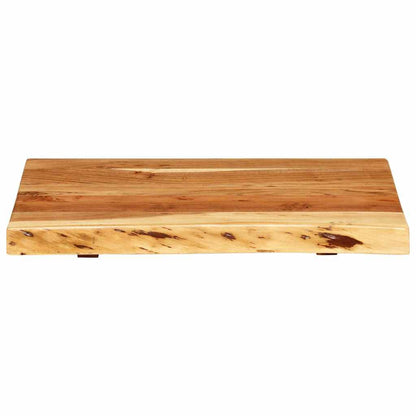 Bathroom Vanity Top Solid Acacia Wood 58x52x3,8 cm