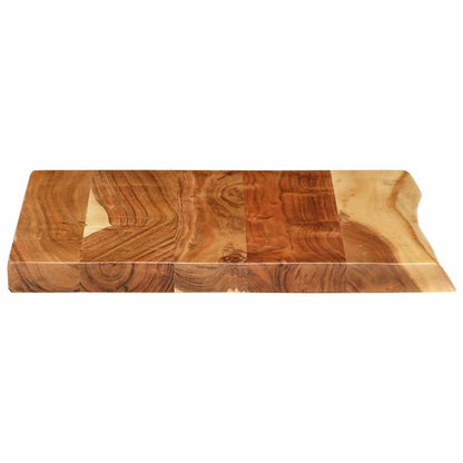 Bathroom Vanity Top Solid Acacia Wood 58x52x3,8 cm