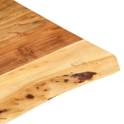 Bathroom Vanity Top Solid Acacia Wood 58x52x3,8 cm