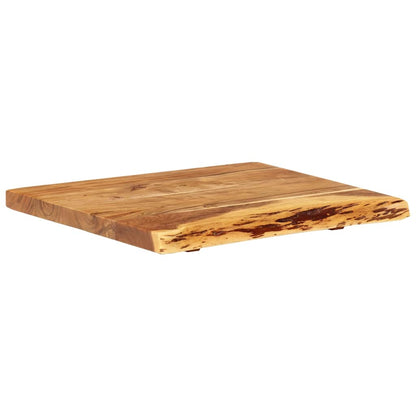 Bathroom Vanity Top Solid Acacia Wood 58x52x3,8 cm