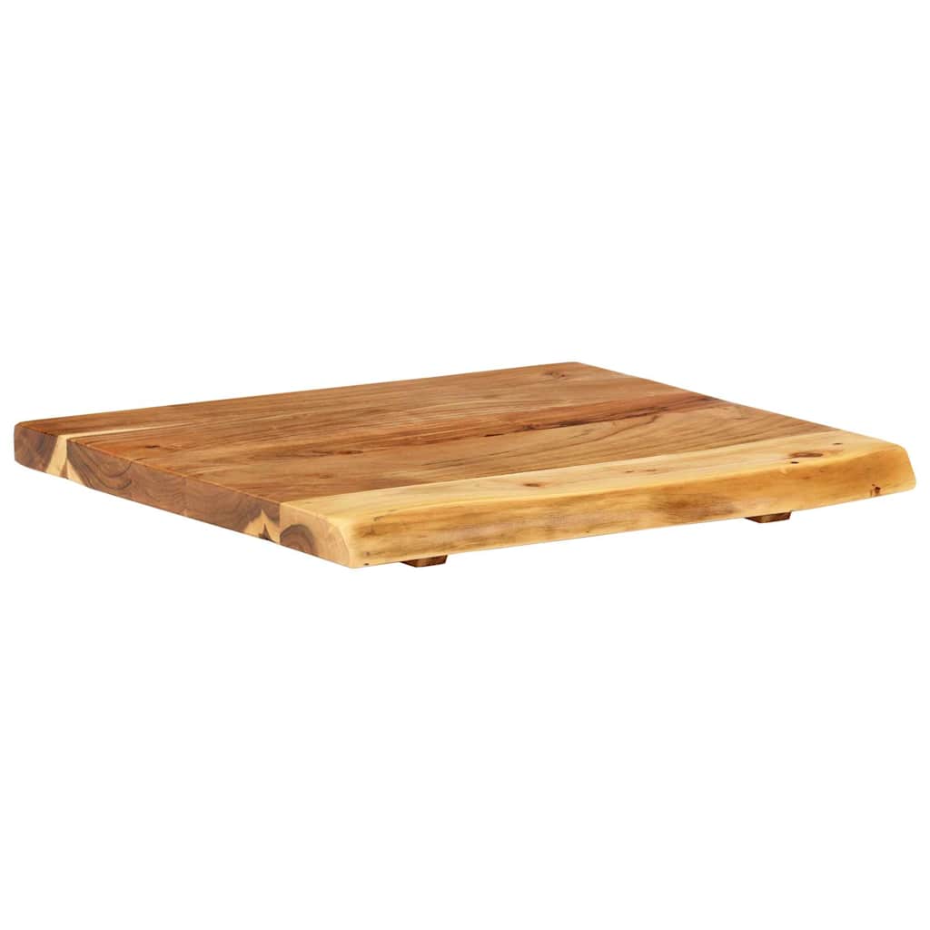 Bathroom Vanity Top Solid Acacia Wood 58x52x3,8 cm