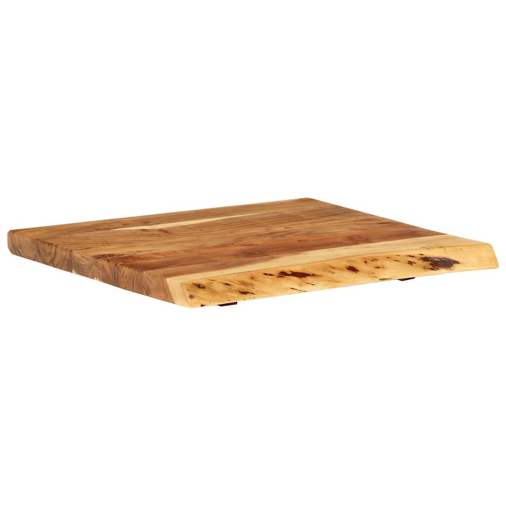 Bathroom Vanity Top Solid Acacia Wood 58x52x3,8 cm