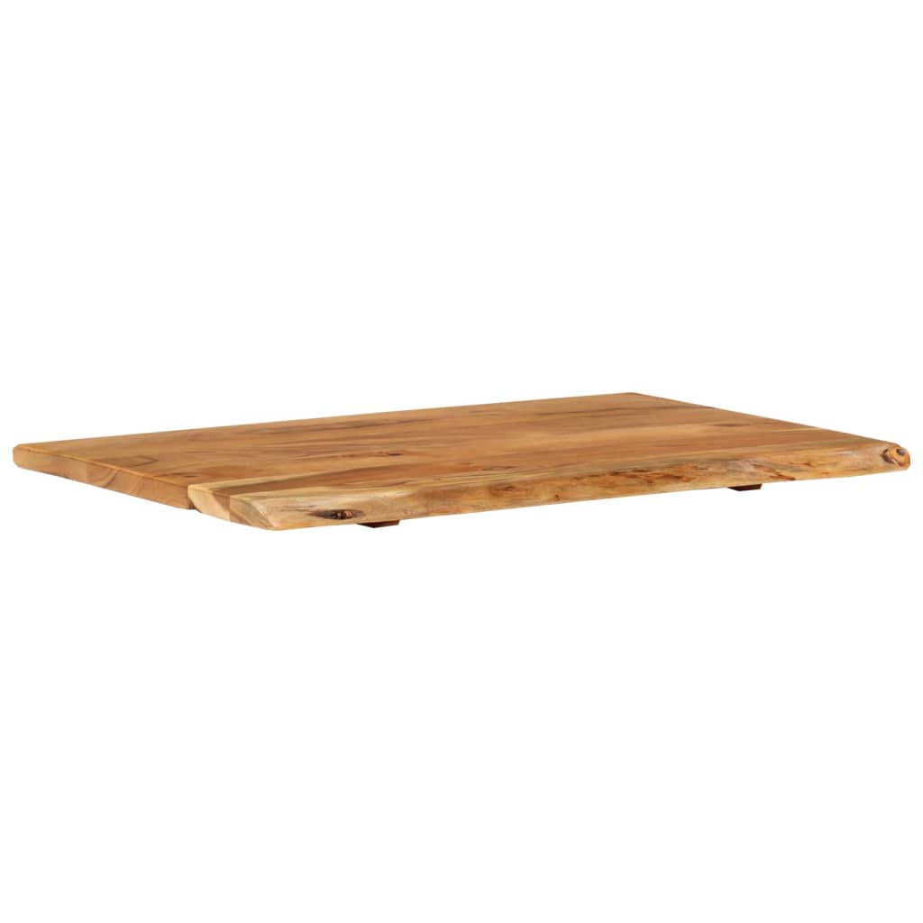 Bathroom Vanity Top Solid Acacia Wood 80x52x2.5 cm