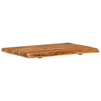 Bathroom Vanity Top Solid Acacia Wood 80x52x3,8 cm