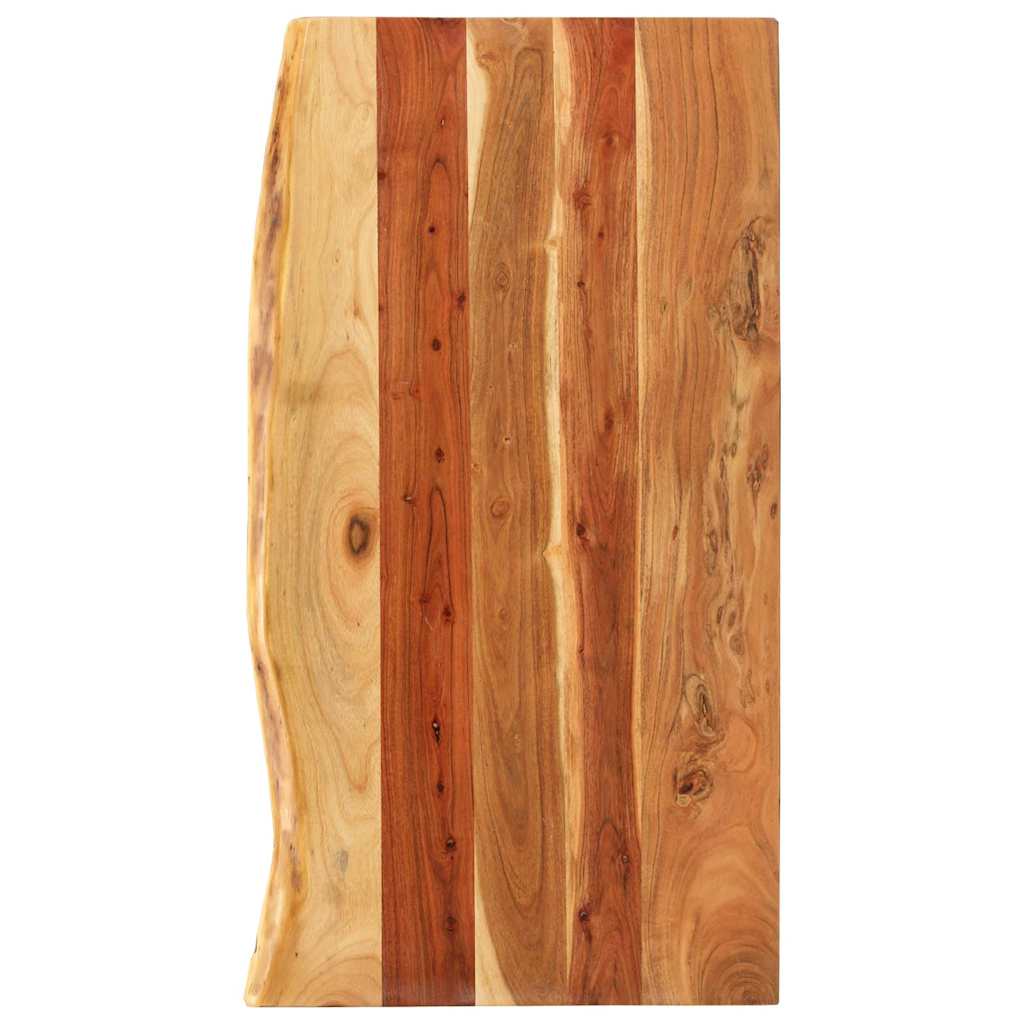 Bathroom Vanity Top Solid Acacia Wood 100x52x2,5 cm