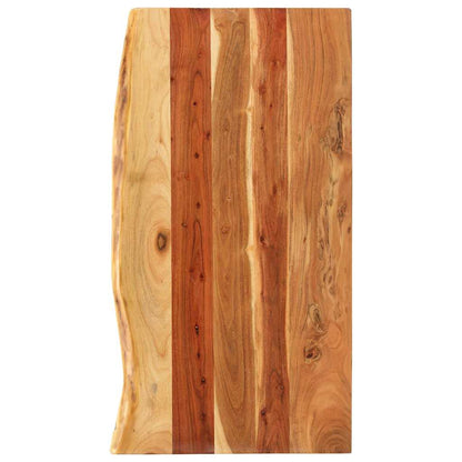 Bathroom Vanity Top Solid Acacia Wood 100x52x2,5 cm