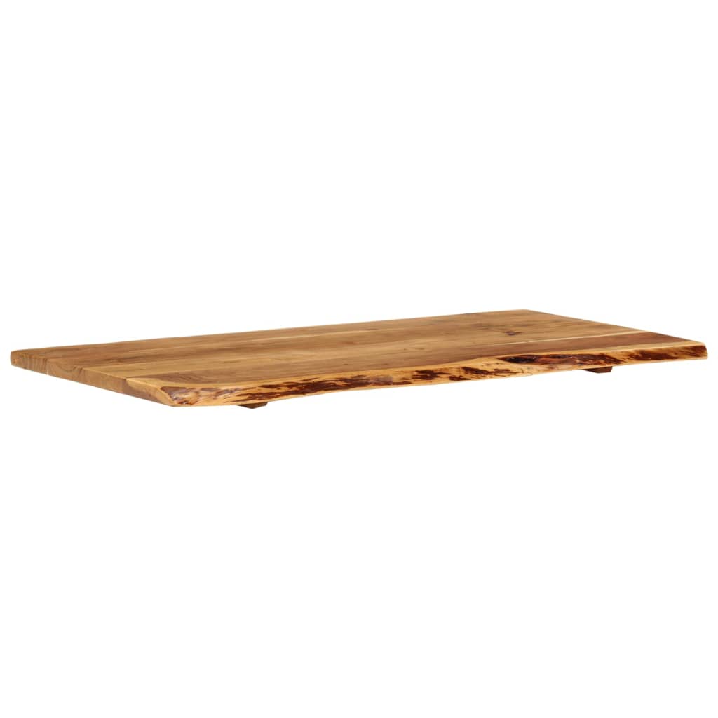 Bathroom Vanity Top Solid Acacia Wood 100x52x2.5 cm