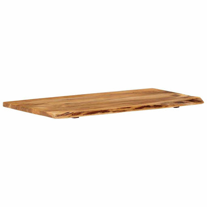 Bathroom Vanity Top Solid Acacia Wood 100x52x2,5 cm