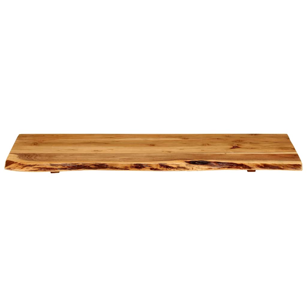 Bathroom Vanity Top Solid Acacia Wood 100x52x2,5 cm