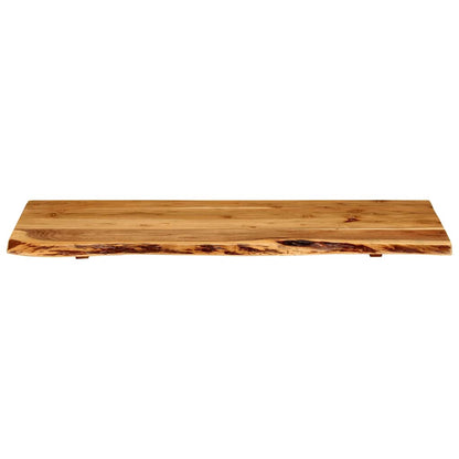 Bathroom Vanity Top Solid Acacia Wood 100x52x2,5 cm