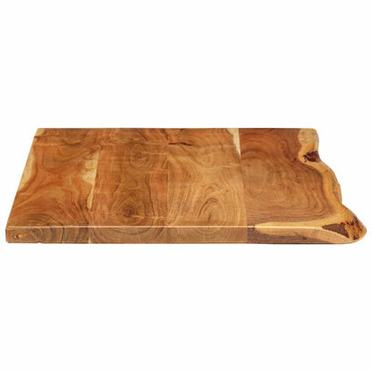 Bathroom Vanity Top Solid Acacia Wood 100x52x2,5 cm