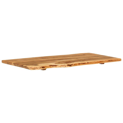 Bathroom Vanity Top Solid Acacia Wood 100x52x2,5 cm